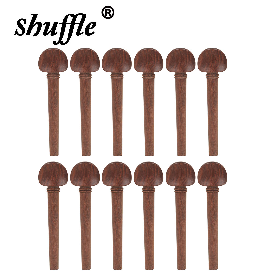 Musical Instrument Oud - 12 adet Udder dize makaralar Redwood