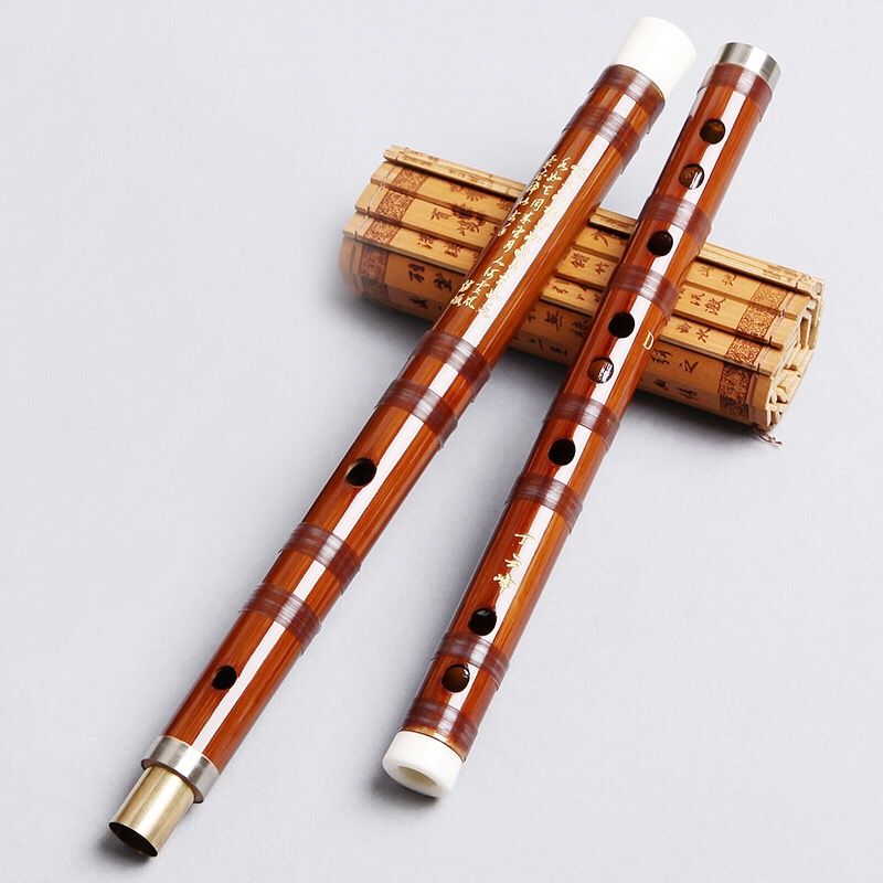 Musical Instrument Ancient - Bambu Geleneksel Flüt G/F/E Anahtarlı Çin
