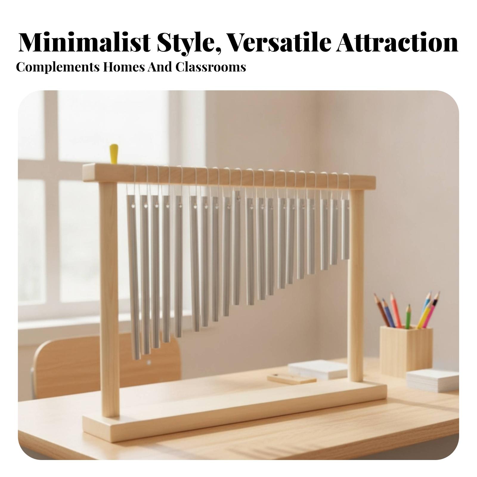 Musical Instrument Set - Kumaş Oyuncak Metal Boru Çanları Müzik