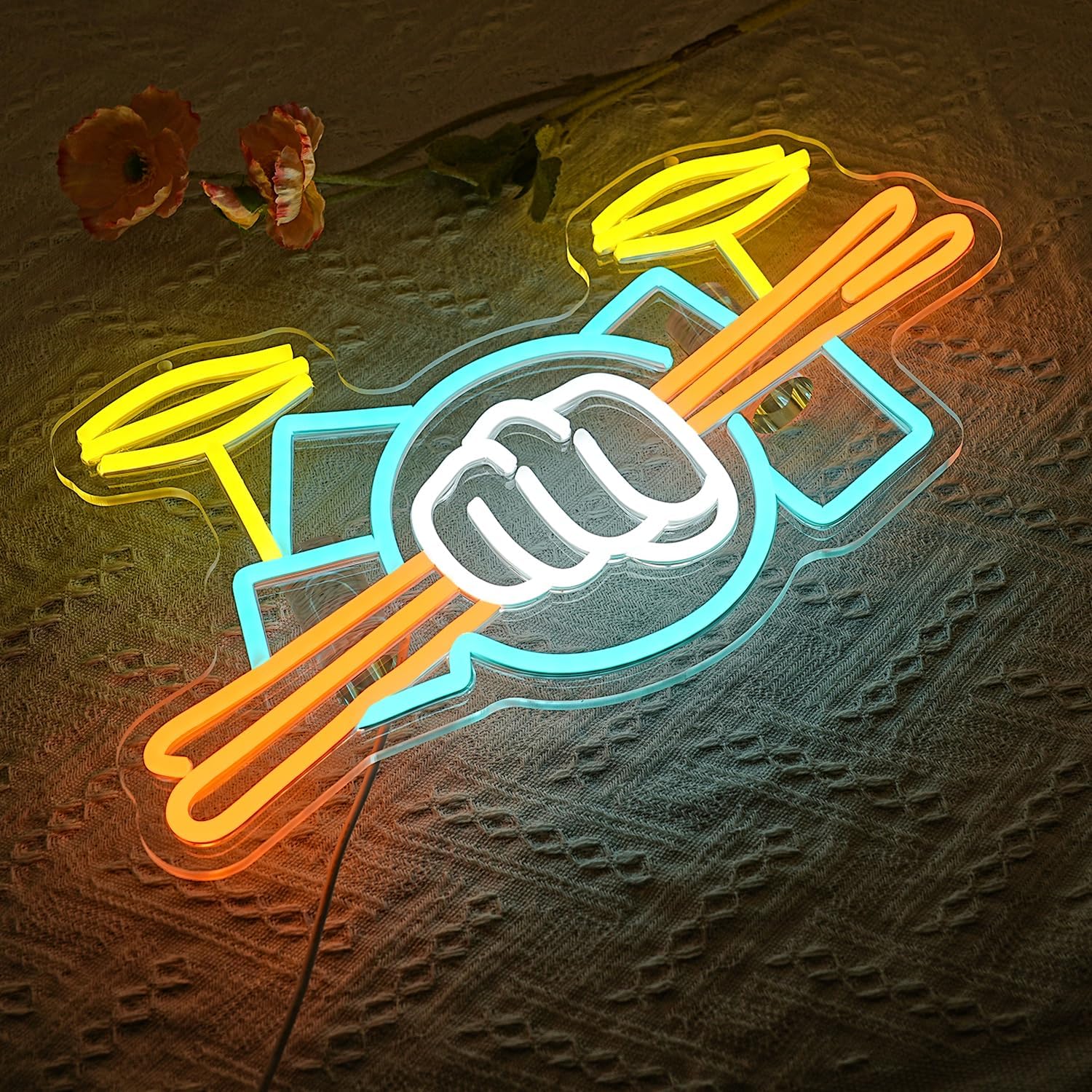 Davul Seti Neon Tabela USB Güç - Musical Instrument Set incelemesi ve fiyatı