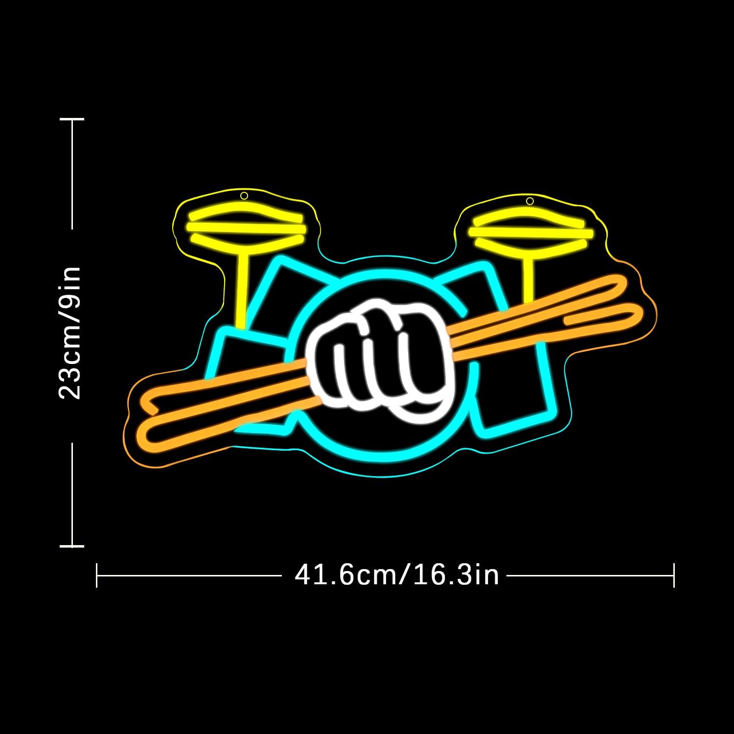 Davul Seti Neon Tabela USB Güç - Musical Instrument Set incelemesi ve fiyatı
