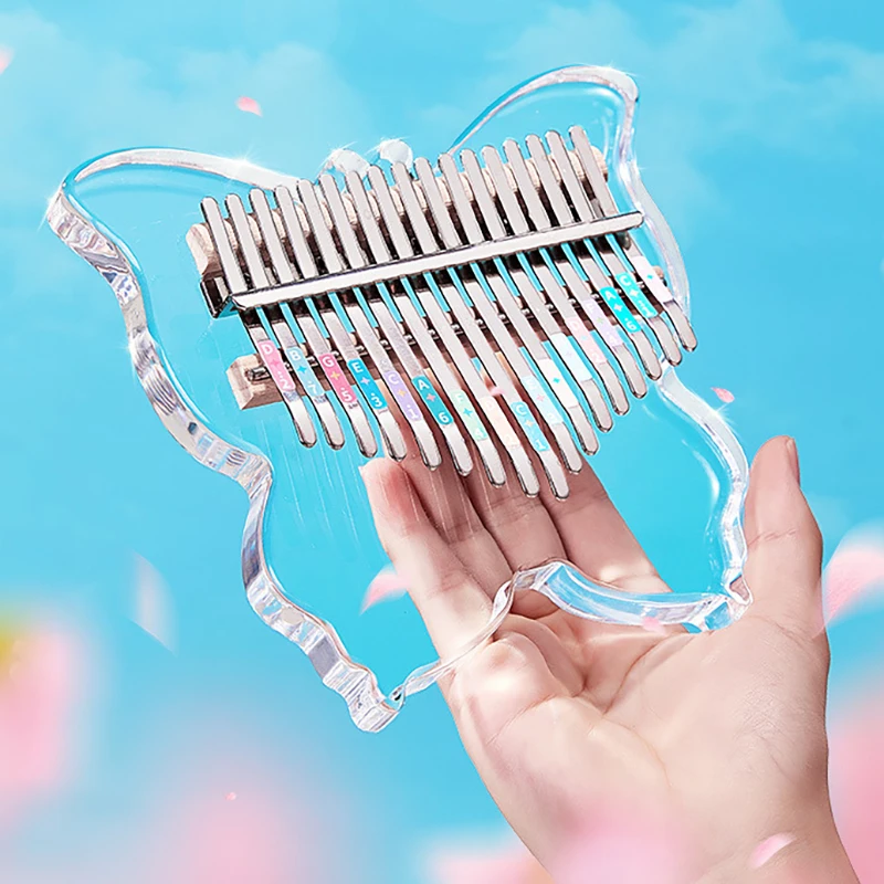 Şeffaf akrilik Kalimba 17 21 a - Musical Instrument Tabla incelemesi ve fiyatı