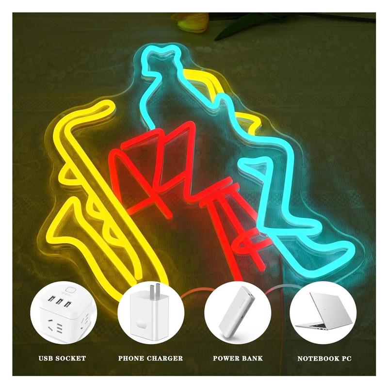 Caz Canlı Neon Tabela Saksafon - Musical Instrument Shop incelemesi ve fiyatı